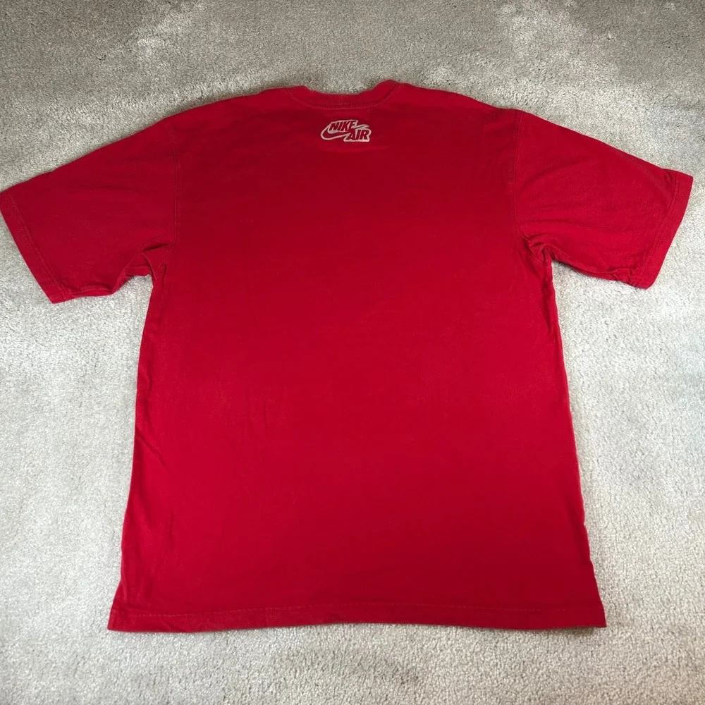 Nike Air Graphic T-Shirt Mens Medium Red Short Sleeve Basketball Since‎ 1982 Tee